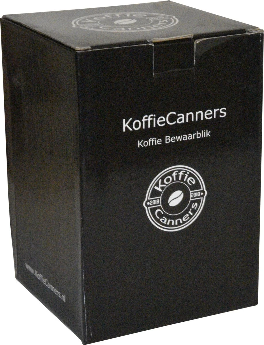 KoffieCanners Koffie Bewaarbus Luchtdicht Met CO2 Uitlaat Voor 600 Gram - Koffieblik Matzwart 7 KoffieCanners Koffie Bewaarbus Luchtdicht Met CO2 Uitlaat Voor 600 Gram - Koffieblik Matzwart - Afbeelding 5