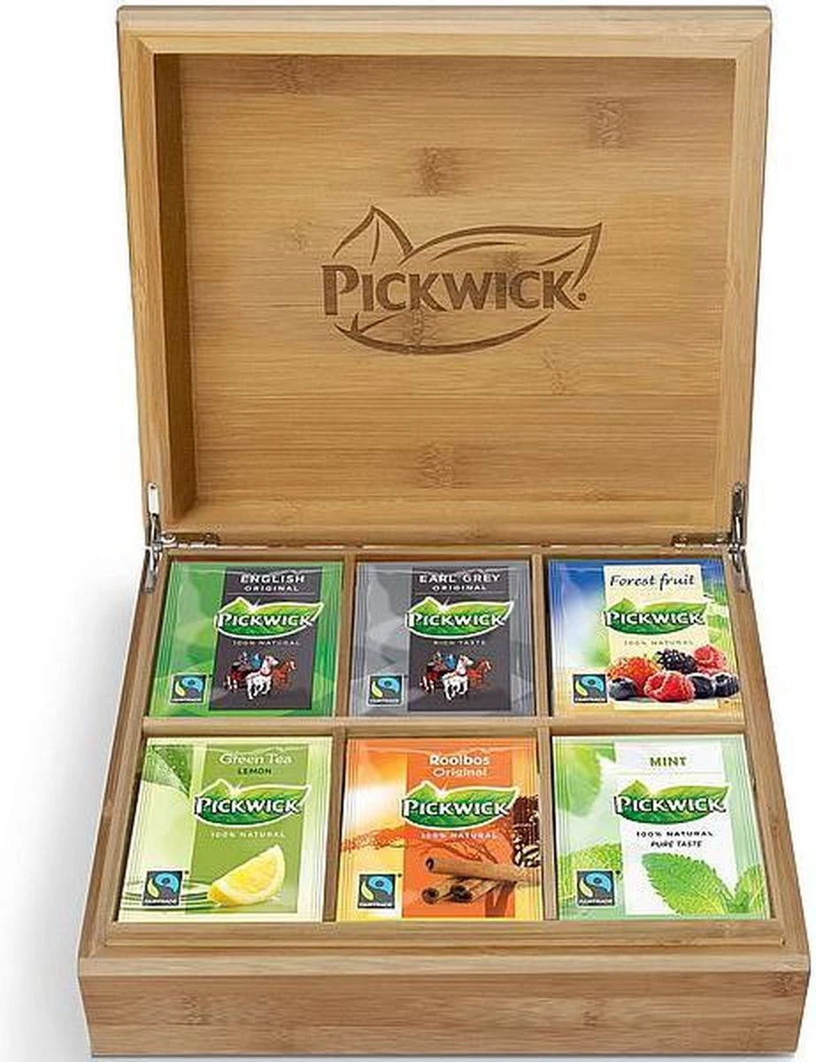 Theekist Pickwick Fair Trade Inclusief 6 Smaken Thee 7 Theekist Pickwick Fair Trade Inclusief 6 Smaken Thee - Afbeelding 5