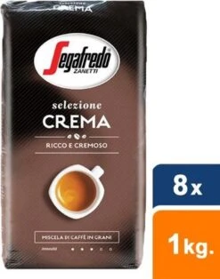 Segafredo Selezione Crema Koffiebonen - 8 X 1 Kg 8 Segafredo Selezione Crema Koffiebonen - 8 X 1 Kg -Koffiedranken 943x1200