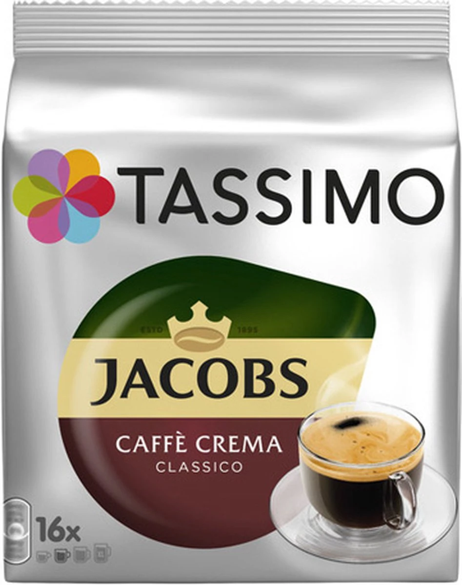 Tassimo - Jacobs Caffè Crema Classico - 5x 16 T-Discs 3 Tassimo - Jacobs Caffè Crema Classico - 5x 16 T-Discs