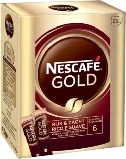 Nescafé Gold Oploskoffie - 6 Doosjes à 25 Zakjes 9 Nescafé Gold Oploskoffie - 6 Doosjes à 25 Zakjes -Koffiedranken 949x1200