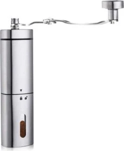 Comes In Handy - Koffiemolen Handmatig - Keramische Kern - Roestvrijstaal - Instelbare Maalgraad