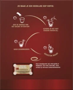 Douwe Egberts Aroma Rood Sticks Oploskoffie - 6 X 25 Zakjes 11 Douwe Egberts Aroma Rood Sticks Oploskoffie - 6 X 25 Zakjes -Koffiedranken 981x1200 2