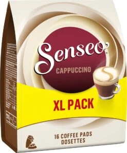 Senseo Cappuccino Koffiepads - 2/9 Intensiteit - 4 X 16 Pads - Voordeelverpakking -Koffiedranken 990x1200 3